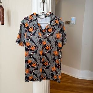 Boys Hawaii Tropical Keiki Collared Shirt Size 7